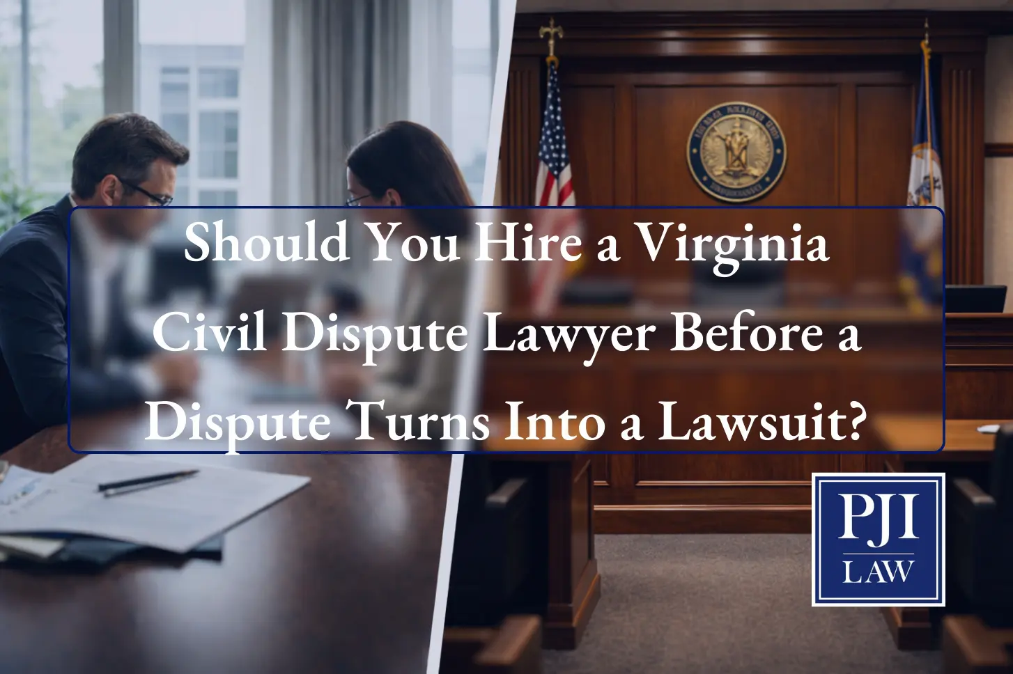 Blog 43 Should You Hire a Civil Dispute Lawyer Before a Dispute Turns Into a Lawsuit | Richmond, VA | T: (804) 653-3450